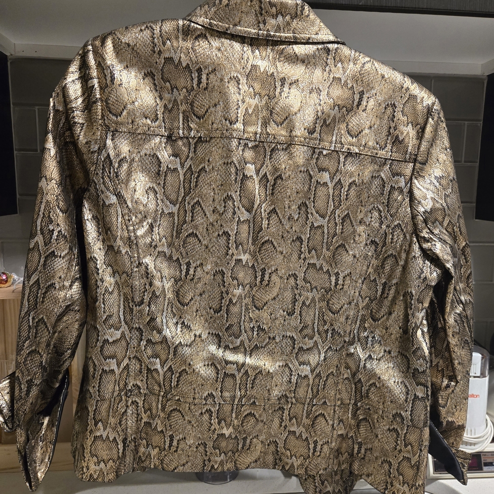 Snake Print Blazer - Picture 2 of 3